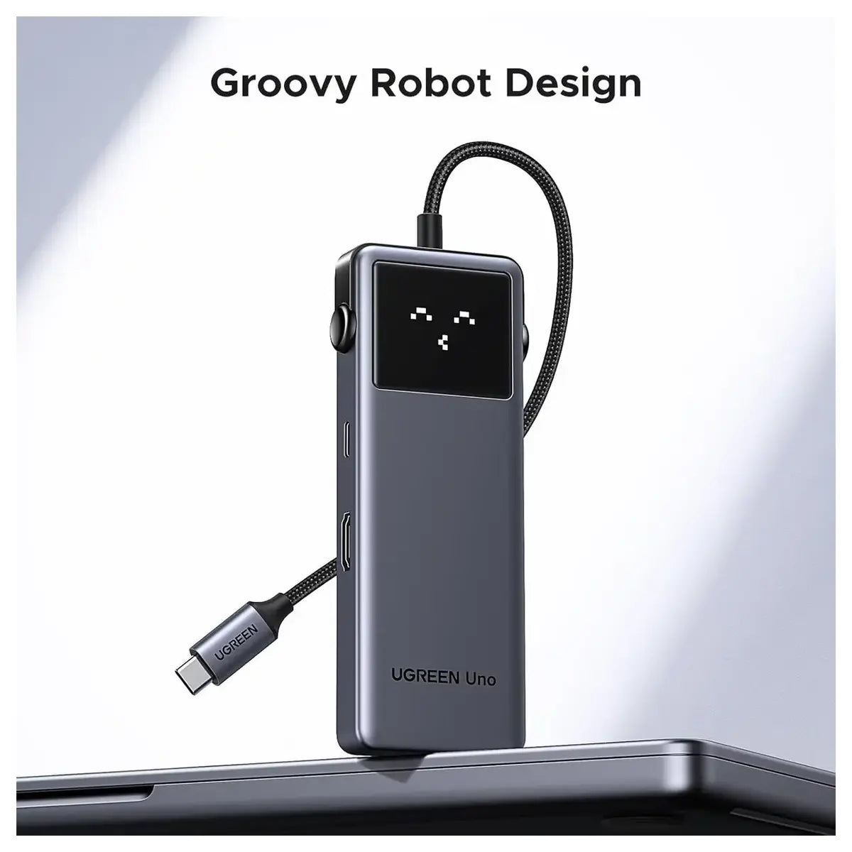 Ugreen UNO 6 In 1 USB-C HUB, 10Gbps USB-C and USB-A, 4K@60Hz HDMI, 100W Power Delivery, 35998