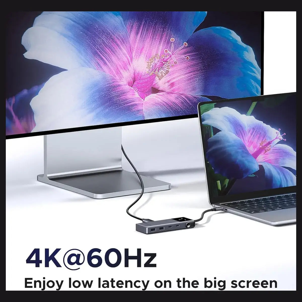 Ugreen UNO 6 In 1 USB-C HUB, 10Gbps USB-C and USB-A, 4K@60Hz HDMI, 100W Power Delivery, 35998