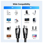 Ugreen 8K HDMI Cable 2.1 48Gbps 8K@60Hz 4K@240Hz 5m 80405