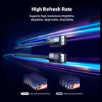 Ugreen DisplayPort 1.4 Certified Cable 5M, 8K 60Hz 4K 144Hz 32.4Gbps, 80394