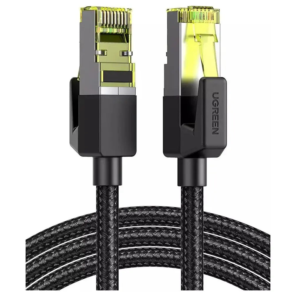Ugreen CAT 7 Round Ethernet Cable 5m, 10Gbps 600MHz, Shielded Braided, RJ45, 80425