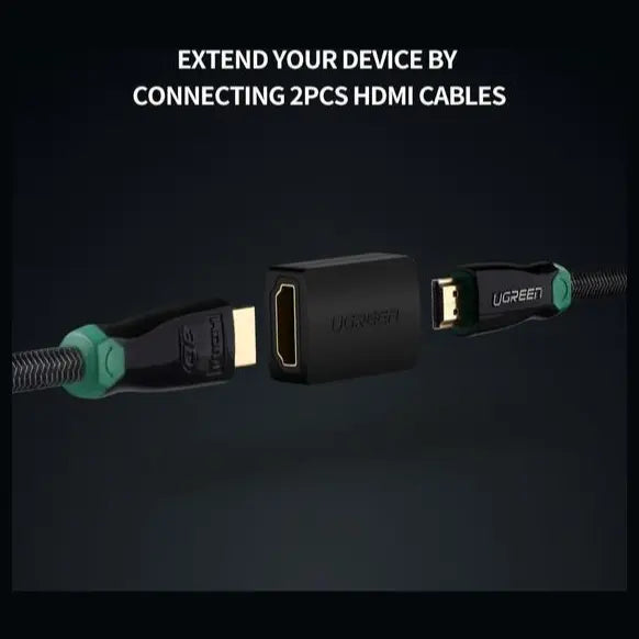 Ugreen HDMI Female to Female Adapter HDMI 2.0 4K Black 20107