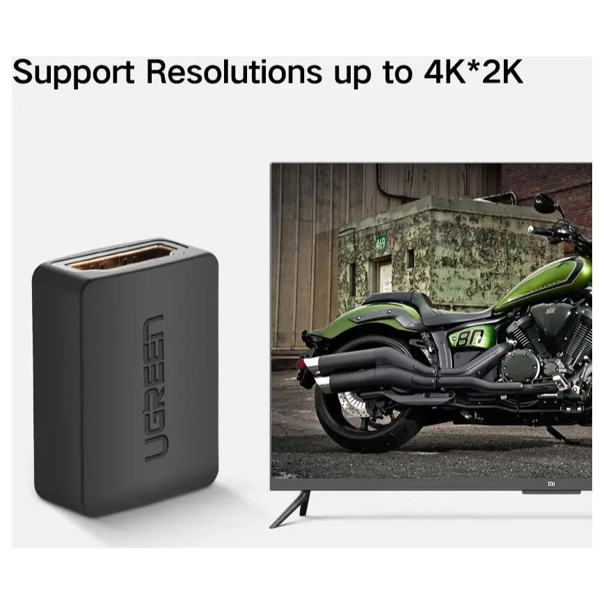 Ugreen HDMI Female to Female Adapter HDMI 2.0 4K Black 20107
