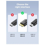 Ugreen Micro USB 3.0 Cable USB 3.0 Type A Male to Micro B 5Gbps 1M 10841