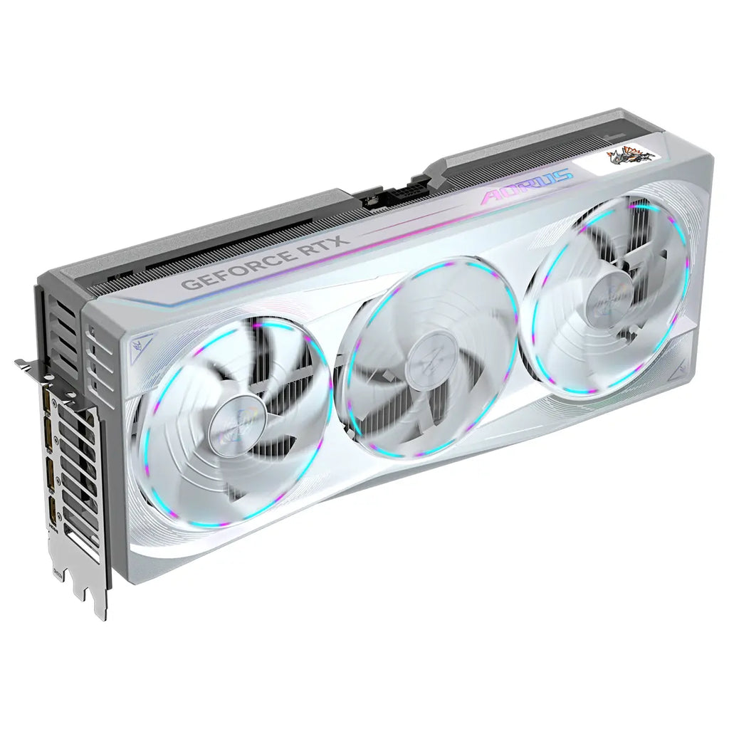 Gigabyte AORUS GeForce RTX 5090 MASTER ICE 32G Graphics Card, 32GB GDDR7 512bit PCI-E 5.0, 2655MHz, Ice