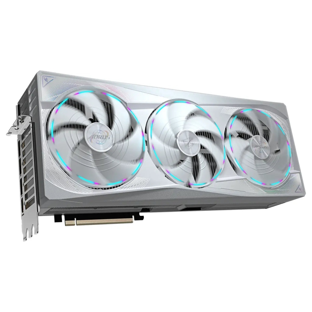 Gigabyte AORUS GeForce RTX 5090 MASTER ICE 32G Graphics Card, 32GB GDDR7 512bit PCI-E 5.0, 2655MHz, Ice
