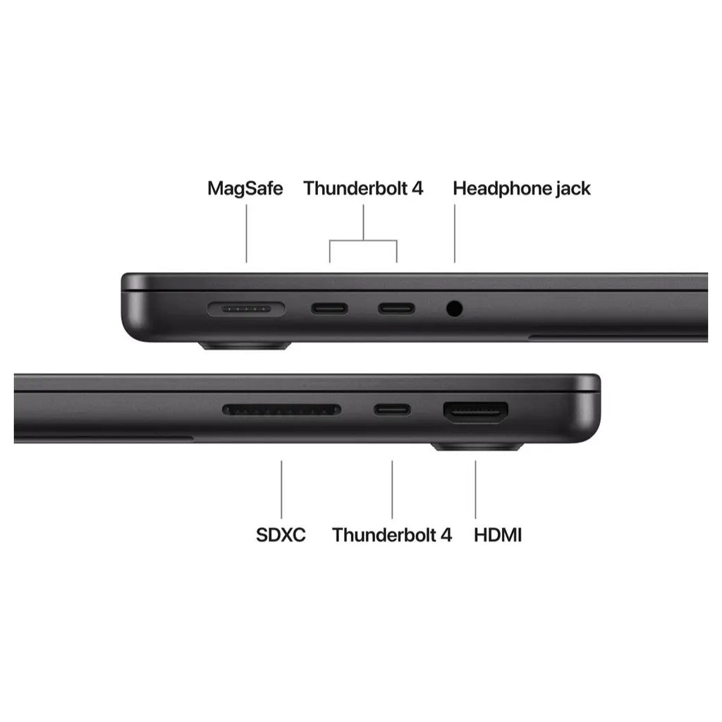 Apple MacBook Pro 14 Inch, Apple M5 10-Core Chip, 16GB Unified RAM, 1TB SSD, 10-Core GPU, Wi-Fi 6E, Thunderbolt 4, Space Black, MDE14