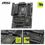 MSI MAG X870E Tomahawk WiFi Motherboard ATX, AM5, DDR5 8400+MT/s OC, PCIe 5.0 X16, M.2 Gen5, Wi-Fi 7, 5G LAN