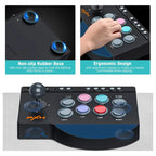 PXN 0082 Arcade Stick PC Street Fighter USB Arcade Stick, 8-Direction Joystick, 8 Buttons, Turbo and Macro, OTG Android Support
