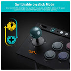 PXN 0082 Arcade Stick PC Street Fighter USB Arcade Stick, 8-Direction Joystick, 8 Buttons, Turbo and Macro, OTG Android Support