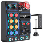 PXN CB1 Control Button Box Simulation Controller, 30 Programmable Buttons, RGB Lighting, USB Type-C, PC
