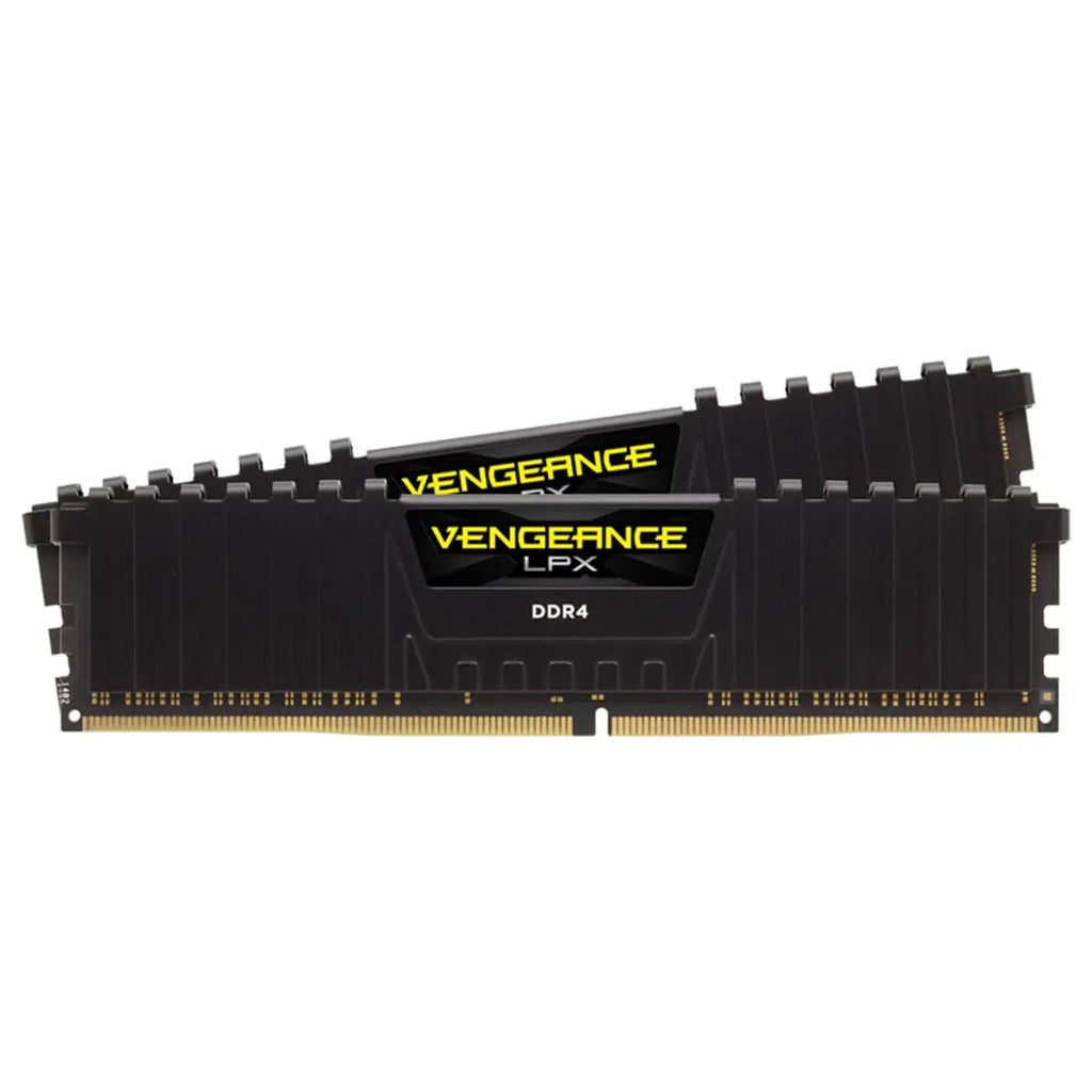 Corsair Vengeance LPX 16GB 2x8GB DDR4 3200MHz C16 UDIMM Memory Kit CMK16GX4M2E3200C16 Black