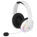 Bloody GR520 Gaming Wireless Headset, 2.4GHz Wireless Bluetooth V5.3 3.5mm Wired Audio, White