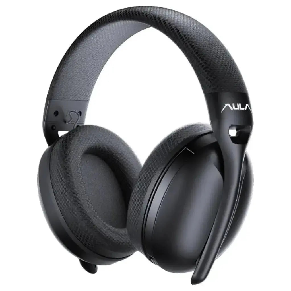 Aula Mountain S6 Wireless Gaming Headset Bluetooth 5.3 2.4G Wireless and Wired Stereo Sound Black