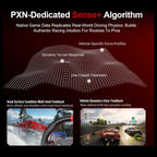 PXN VD4 Bundle PC Sim Racing Setup, 4Nm Direct Drive Servo Motor Base, 11-Inch W AS Racing Wheel, PD HM Brake and Throttle Pedals