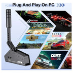 PXN HB S USB PC Handbrake, 16-Bit Hall Sensor, Compatible With V3 V900 V9 V10 V12 G27 G29 G920 G923 T500 T300