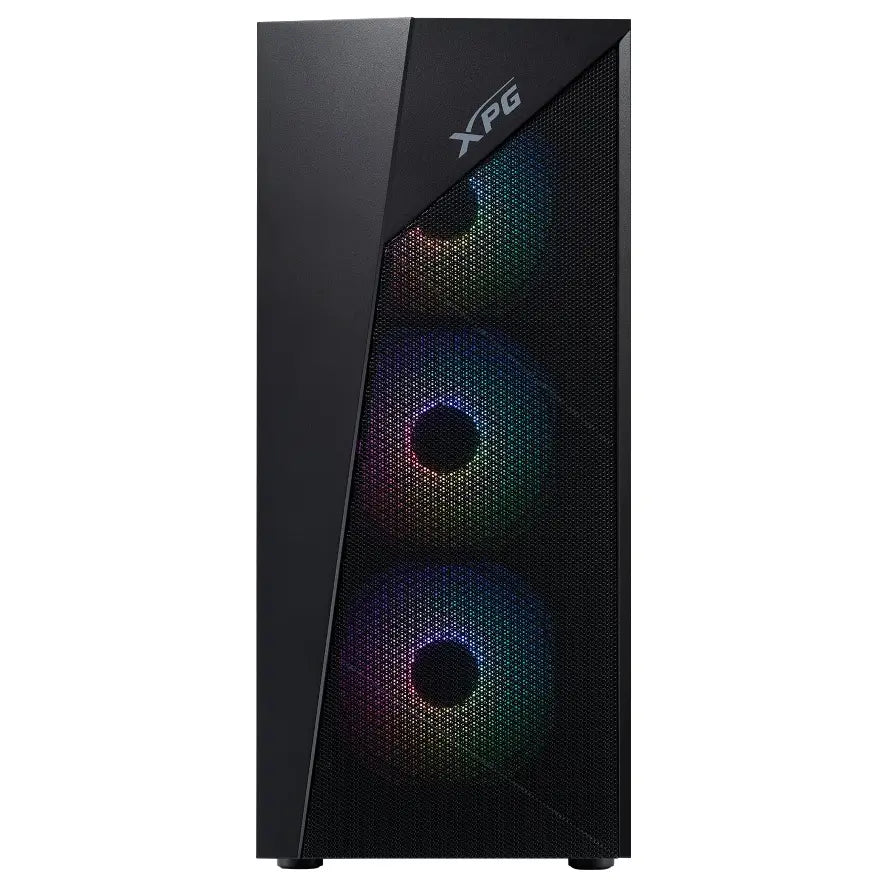 XPG LANDER 500 Mid Tower Gaming Case, 4 ARGB Fans Pre-Installed Black