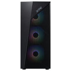 XPG LANDER 500 Mid Tower Gaming Case, 4 ARGB Fans Pre-Installed Black