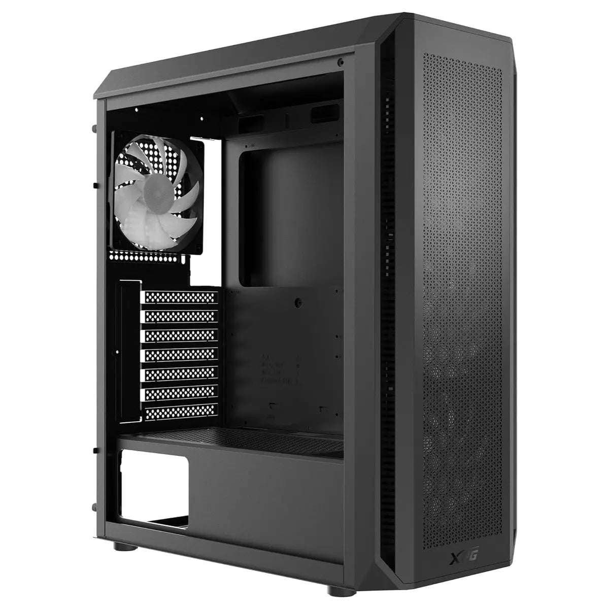 XPG Valor Mesh Compact Mid-Tower ATX Case, 4x 120mm Fans, Black