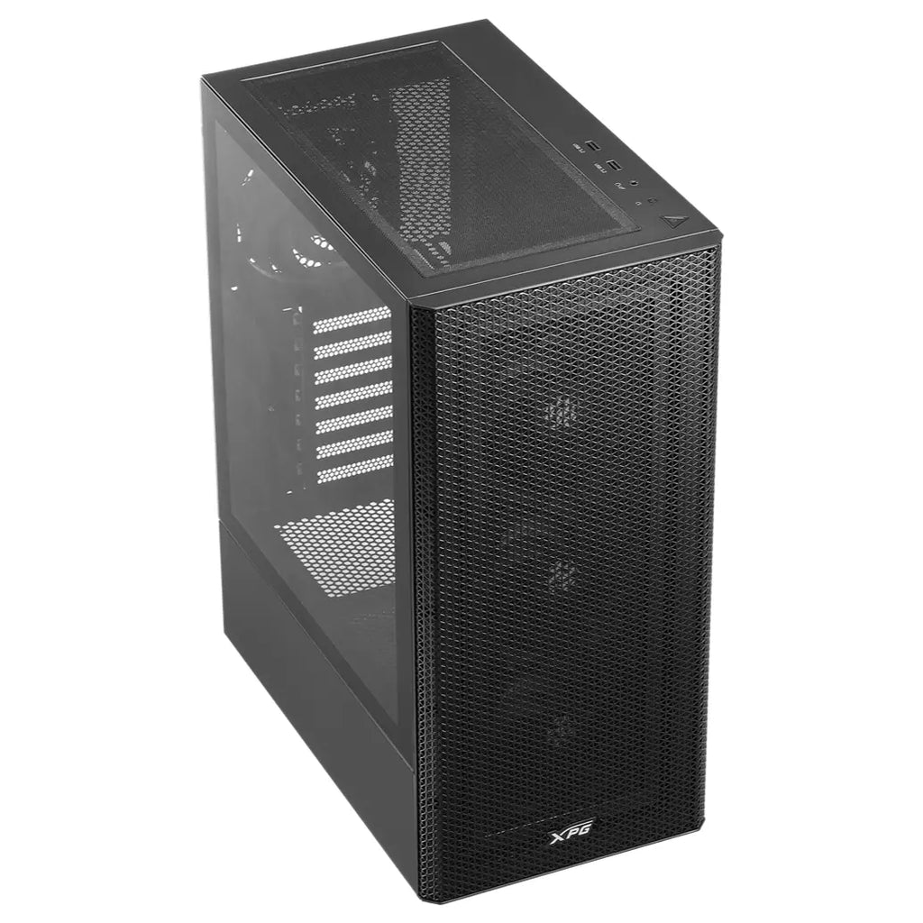 XPG Valor Mesh Compact Mid-Tower ATX Case, 4x 120mm Fans, Black
