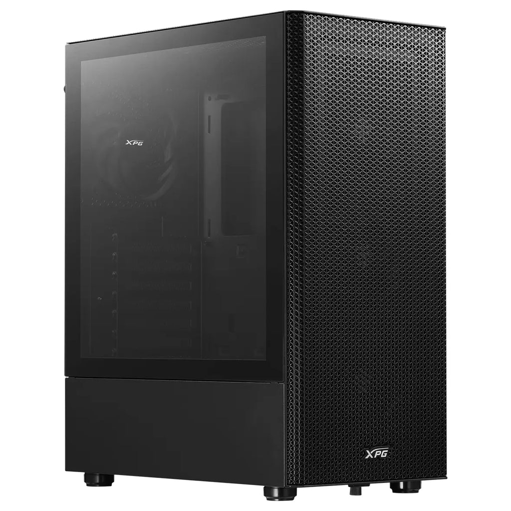 XPG Valor Mesh Compact Mid-Tower ATX Case, 4x 120mm Fans, Black