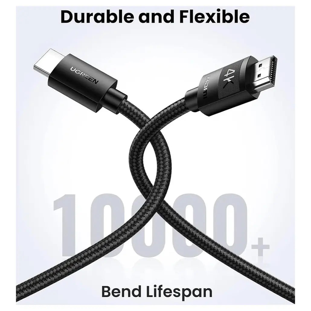 Ugreen 4K HDMI Cable Male to Male Braided 10M 40104
