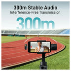 Maono Wave T5 Wireless Lavalier Microphone, USB C, 48KHz 24Bit, 300m Range, 30H, WAVE T5 PC2
