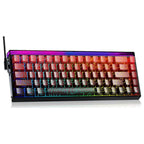 AULA Wind Hero68 HE Mechanical Keyboard 60-Key Wired Hall Effect RGB Rapid Trigger Adjustable Actuation Black/Red
