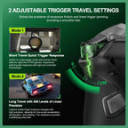 PXN P5 Gaming Controller, 2.4G Wireless, Hall Effect Joystick, Hall Triggers, 1000Hz Polling Rate, Tri-Mode 2.4G BT SW, Black