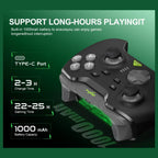PXN P5 Gaming Controller, 2.4G Wireless, Hall Effect Joystick, Hall Triggers, 1000Hz Polling Rate, Tri-Mode 2.4G BT SW, Black