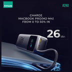 Amaze A240 Super Fast Power Bank 27000mAh 240W PD 3.1 140W Dual Type-C and USB-A 97.2Wh
