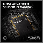 Logitech G Pro X Superlight 2 SE Wireless Gaming Mouse, Hero 2 Sensor, 44000 DPI, 60g, White