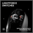 Logitech G Pro X Superlight 2 SE Wireless Gaming Mouse, Hero 2 Sensor, 44000 DPI, 60g, White
