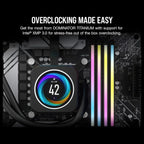 CORSAIR Dominator Titanium RGB DDR5 RAM 96GB 2x48GB DDR5 6600MHz CL32 Intel XMP iCUE Compatible Computer Memory Black CMP96GX5M2B6600C32