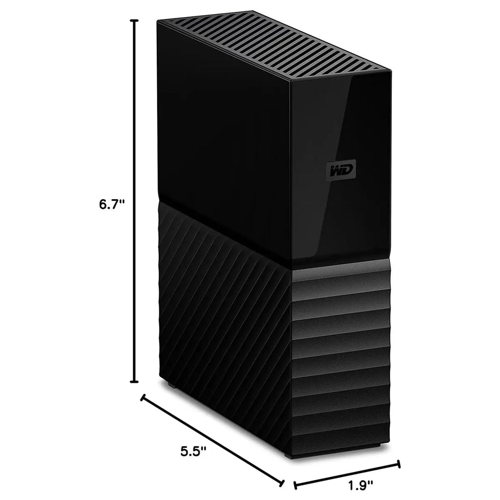 WD My Book Desktop External HDD, 8TB USB 3.2 Gen 1 Micro-B