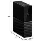 WD My Book Desktop External HDD, 8TB USB 3.2 Gen 1 Micro-B
