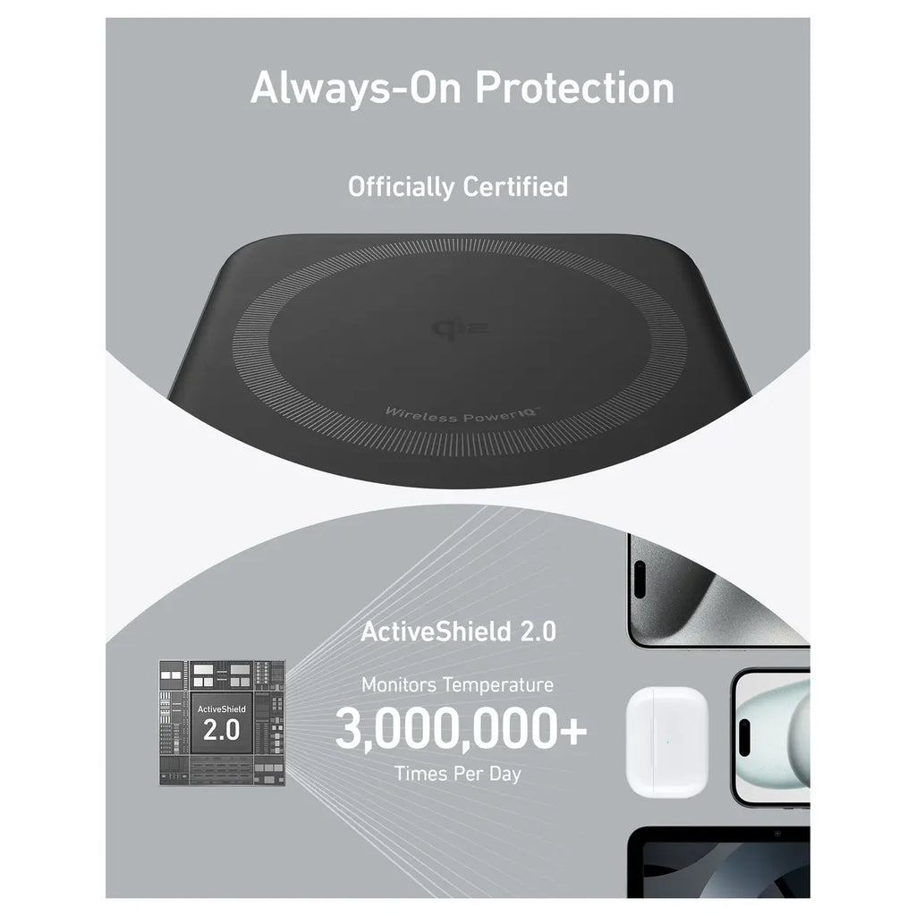 Anker MagGo Power Bank 10K 15W Qi2 Magnetic Charging with Smart Display A1654H11