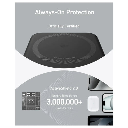 Anker MagGo Power Bank 10K 15W Qi2 Magnetic Charging with Smart Display A1654H11