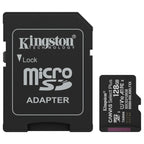Kingston Canvas Select Plus MicroSD Card 128GB Up To 150MB/s Class 10 UHS-I U1 V10 A1 SDCS3/128GB