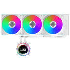 Lian Li Hydroshift II 360 CL RGB Liquid CPU Cooler 360mm AIO 2.1' IPS LCD 3X 120 RGB Fans White GHS2LCD36RW