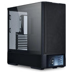 Lian Li LANCOOL 207 Digital Mid-Tower PC Case, Integrated 6' LCD Screen, ATX Compatibility, 4 Fans Pre-Installed, Black LAN207DX