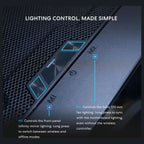 Lian Li LANCOOL 217 INF Mid Tower PC Gaming Case, Tempered Glass, Dual 170mm Front Fans Plus 140mm Rear Fan, Black
