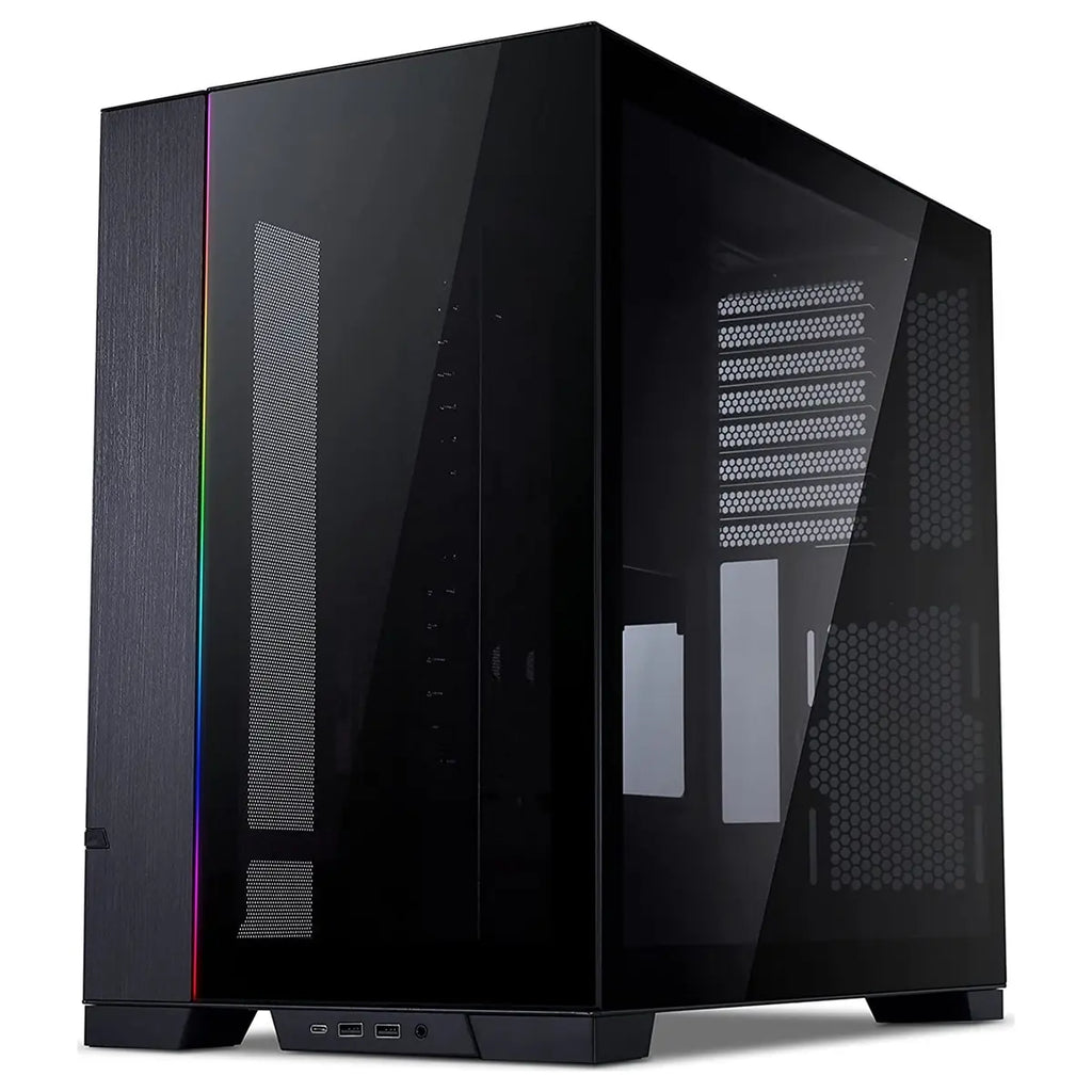 Lian Li O11 Dynamic EVO Gaming PC Case Mid Tower Chassis, E-ATX, USB Type-C, Black