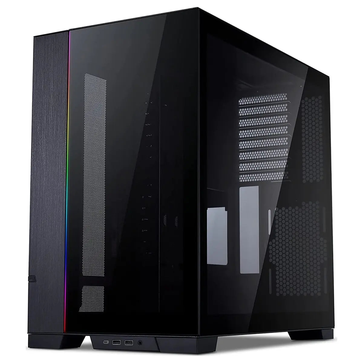Lian Li O11 Dynamic EVO Gaming PC Case Mid Tower Chassis, E-ATX, USB Type-C, Black