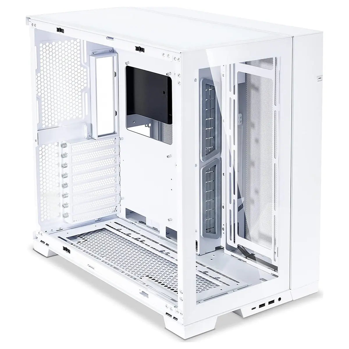 Lian Li O11 Dynamic EVO Mid-Tower ATX Case, Supports Up To 10 Fans, Up To 9 Storage Drives, White O11DEW