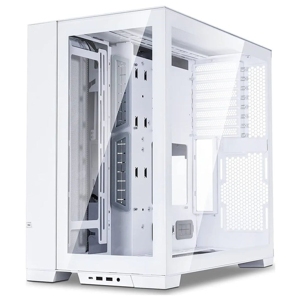 Lian Li O11 Dynamic EVO Mid-Tower ATX Case, Supports Up To 10 Fans, Up To 9 Storage Drives, White O11DEW