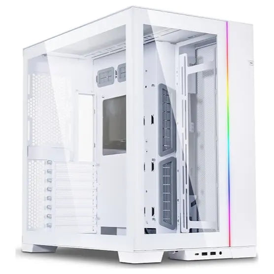 Lian Li O11 Dynamic EVO Mid-Tower ATX Case, Supports Up To 10 Fans, Up To 9 Storage Drives, White O11DEW