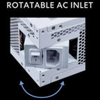 Lian Li RS1200W Fully Modular ATX Power Supply, 1200W, 80 Plus Gold, ATX 3.1 and PCIe 5.1, White RS1200G.WH