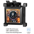 Lian Li Hydroshift 360 AIO Liquid CPU Cooler, 2.88' IPS LCD 480x480, LGA1851 1700 1200 AM5 AM4, Black, HSLCD36SB