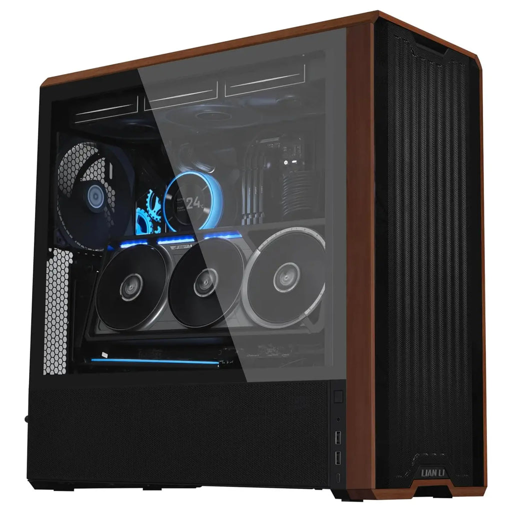 Lian Li Multi-Directional 4 Slots Vertical GPU Kit V3 Vertical GPU Kit, PCIe 5.0 x16 155mm Riser Cable, PCIe 3.0 and 4.0 Compatible, VG4v3 Black